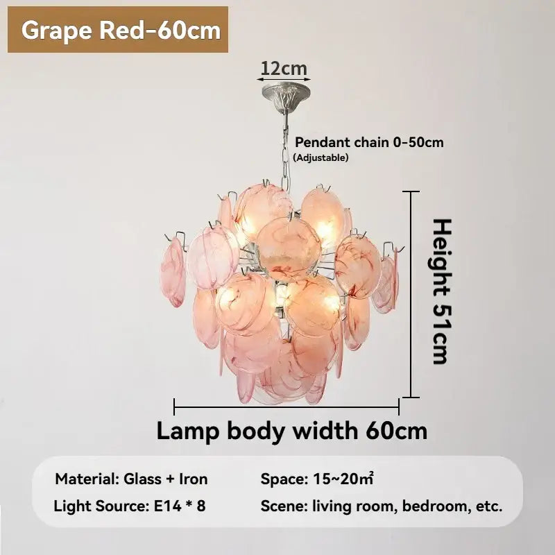 Suspension luminaire moderne en verre élégant raffiné
