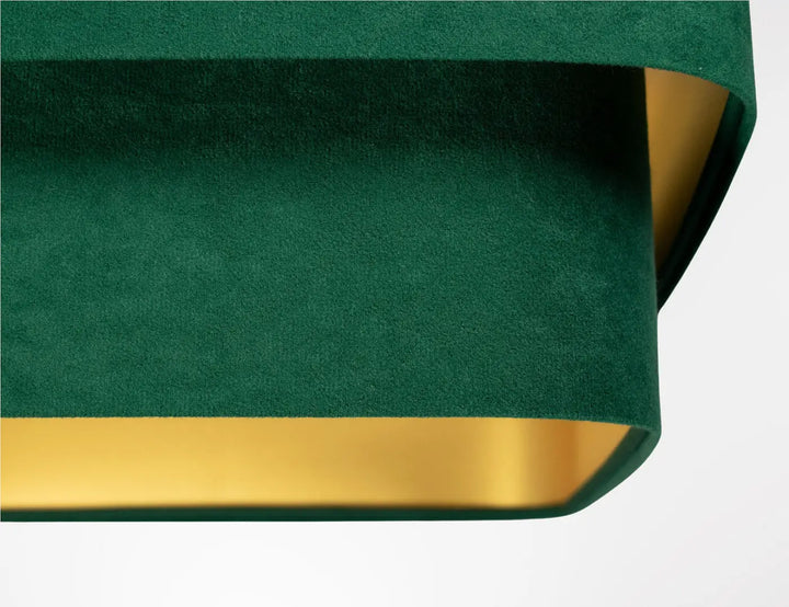 Suspension Luminaire | KWADRO DUO VELOUR (Vert)