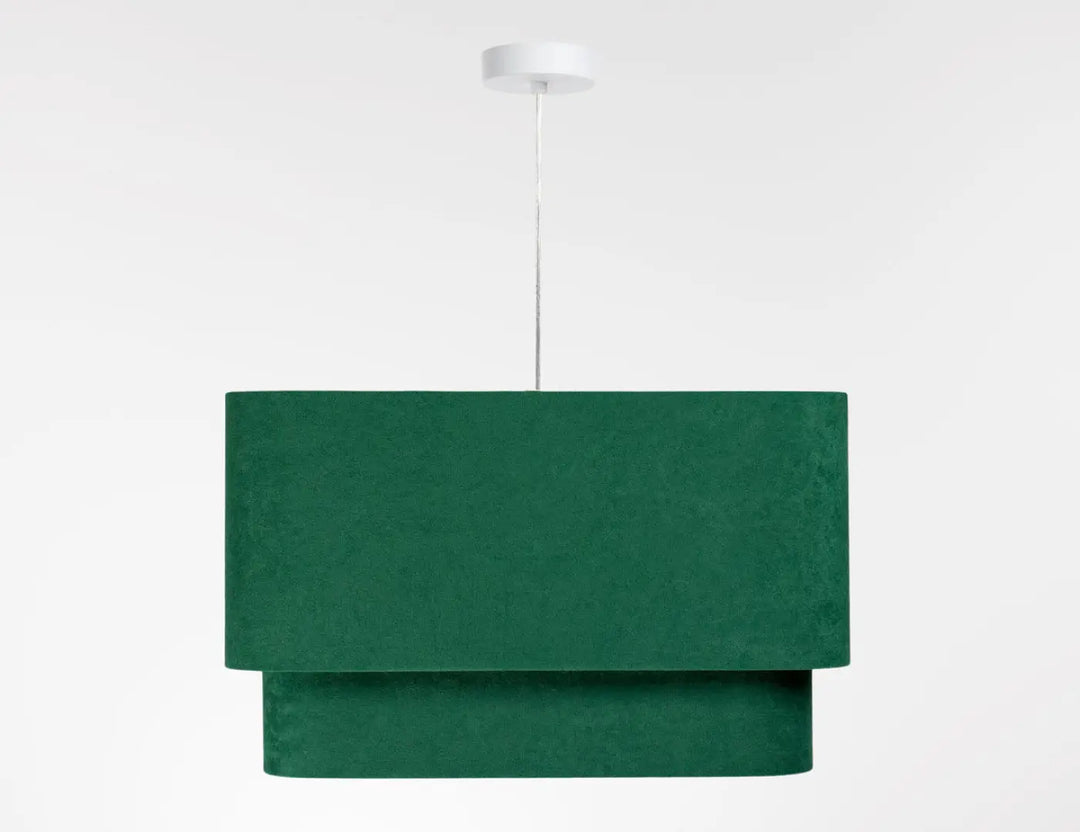 Suspension Luminaire | KWADRO DUO VELOUR (Vert)