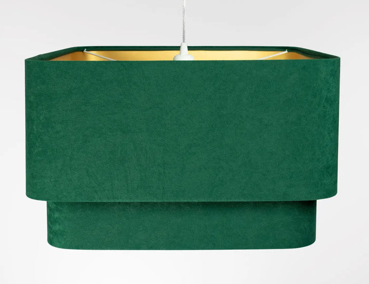 Suspension Luminaire | KWADRO DUO VELOUR (Vert)