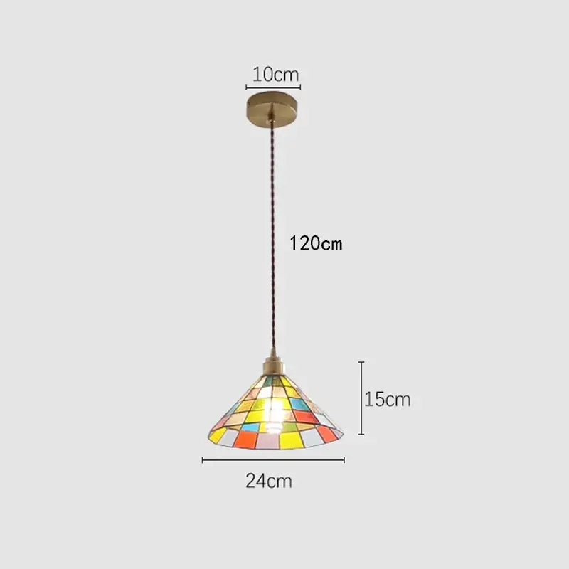 Suspension luminaire multicolore style contemporaine et moderne