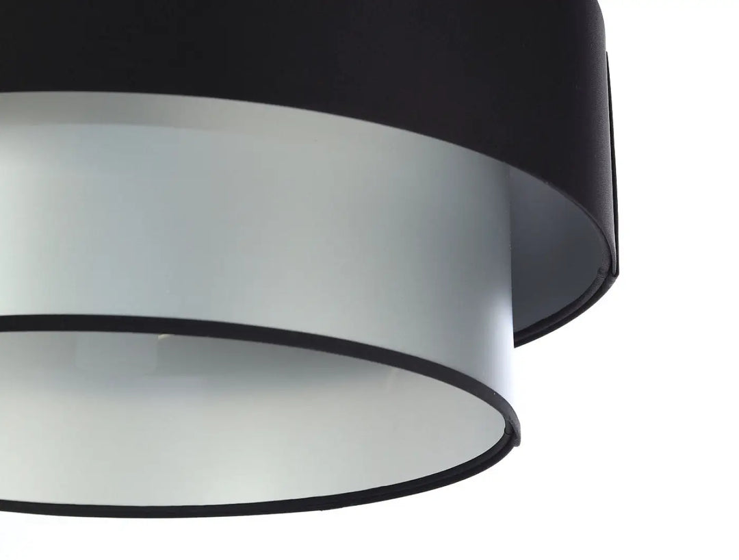 Suspension Luminaire | DUO (Noir/Argent)