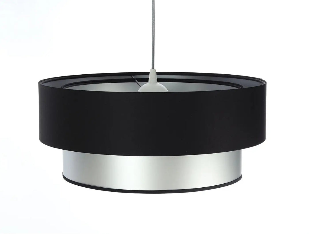Suspension Luminaire | DUO (Noir/Argent)