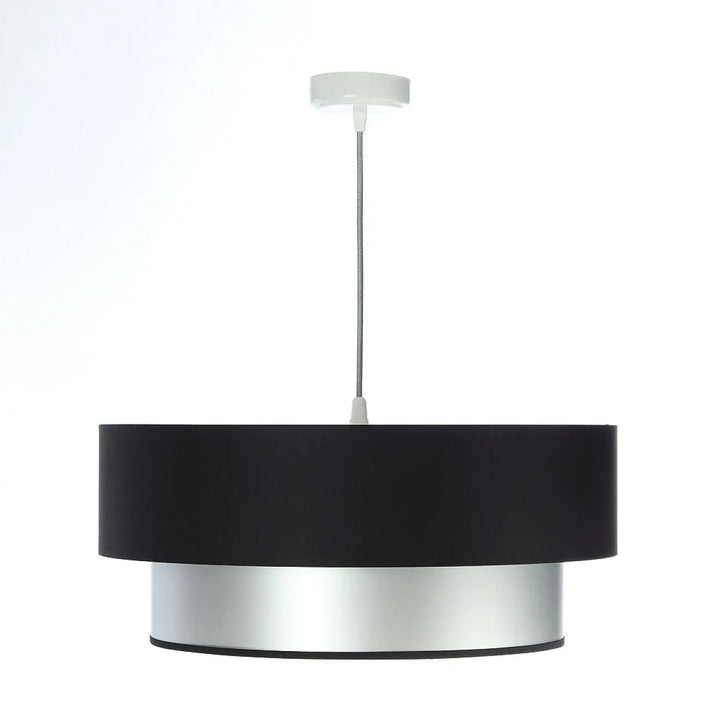 Suspension Luminaire | DUO (Noir/Argent)