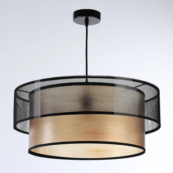 Suspension Luminaire | DUO (Noir/Beige)
