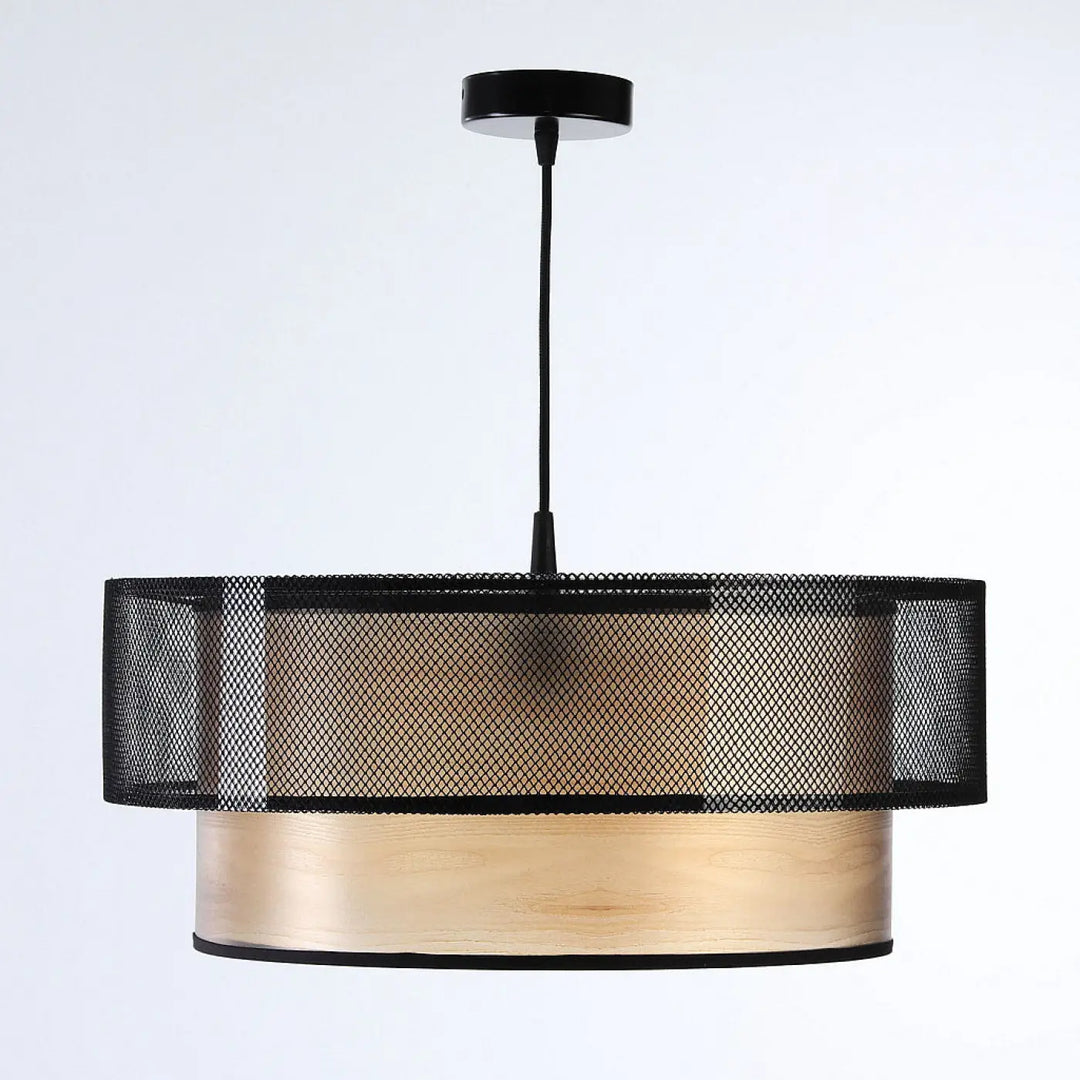 Suspension Luminaire | DUO (Noir/Beige)