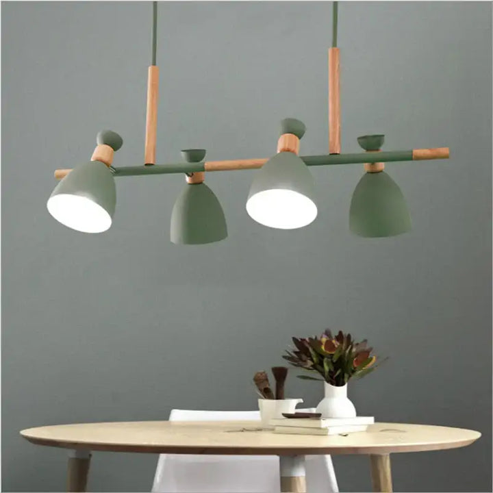 Suspension luminaire nordique avec abat-jours orientables