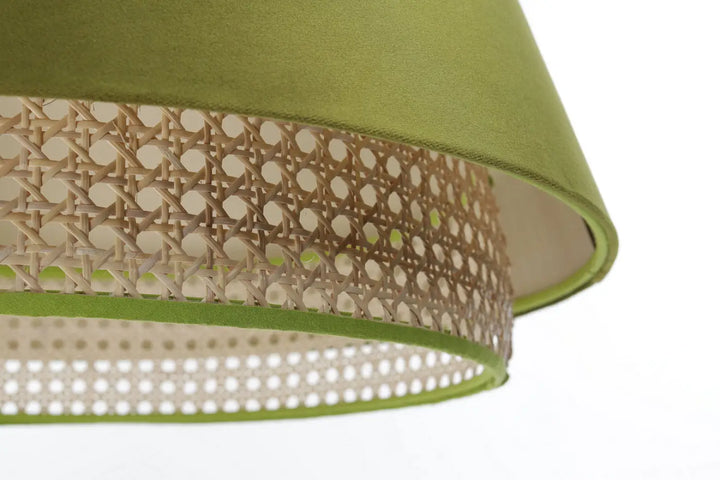 Suspension Luminaire | SENSEI RATTAN (OLIVE)