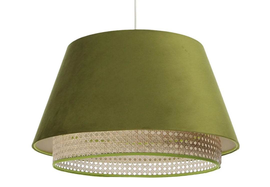 Pendant lamp Sensei Rattan Olive