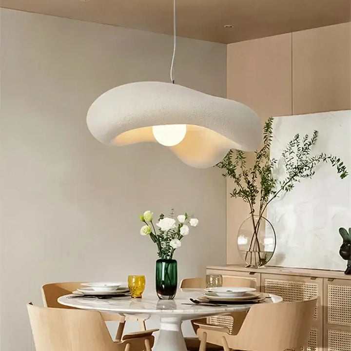 Suspension Luminaire Original Blanc Moderne Forme Nuageuse