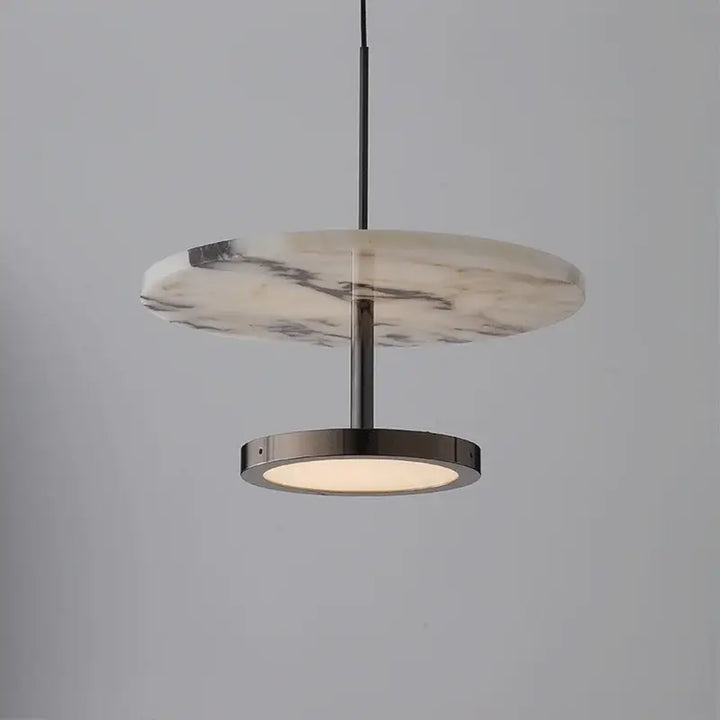 Suspension luminaire en pierre style contemporain moderne