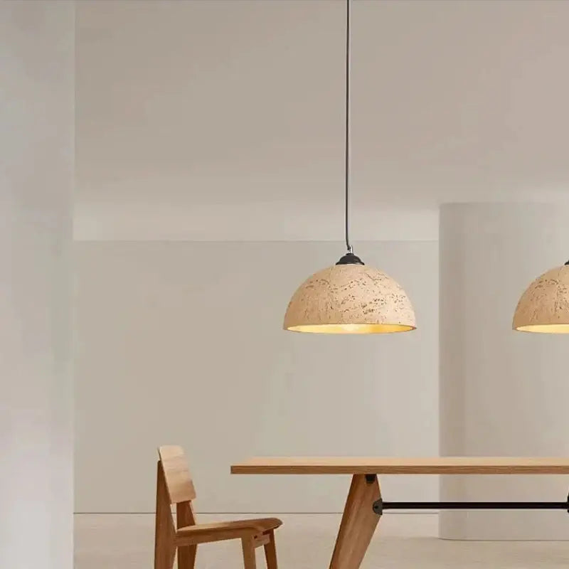 Suspension luminaire en résine design contemporain élégant