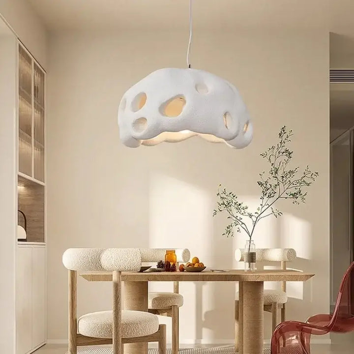 Suspension luminaire en résine design moderne