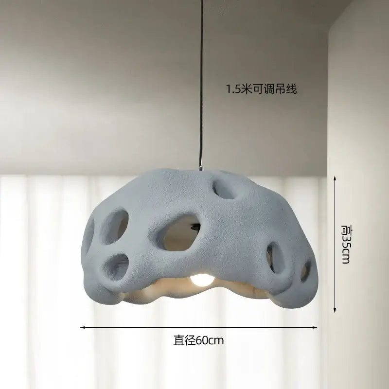 Suspension luminaire en résine design moderne