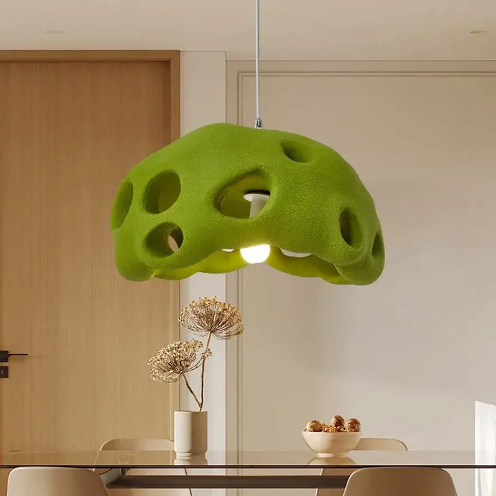 Suspension luminaire en résine design moderne