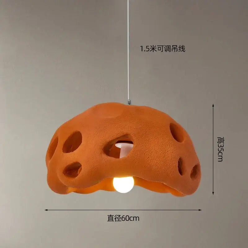 Suspension luminaire en résine design moderne