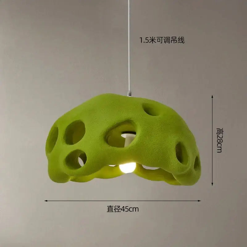 Suspension luminaire en résine design moderne