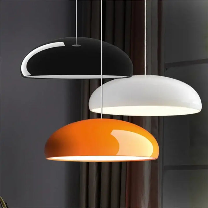 Suspension luminaire rétro pour cuisine ou salle à manger épurée

