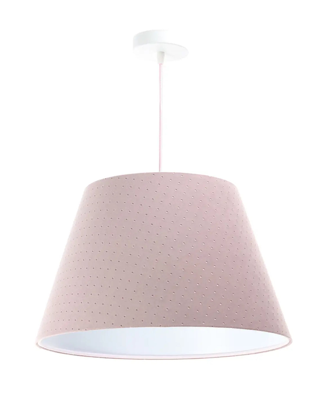 Suspension Luminaire | BELL JASMIN (Vieux Rose/Blanc)