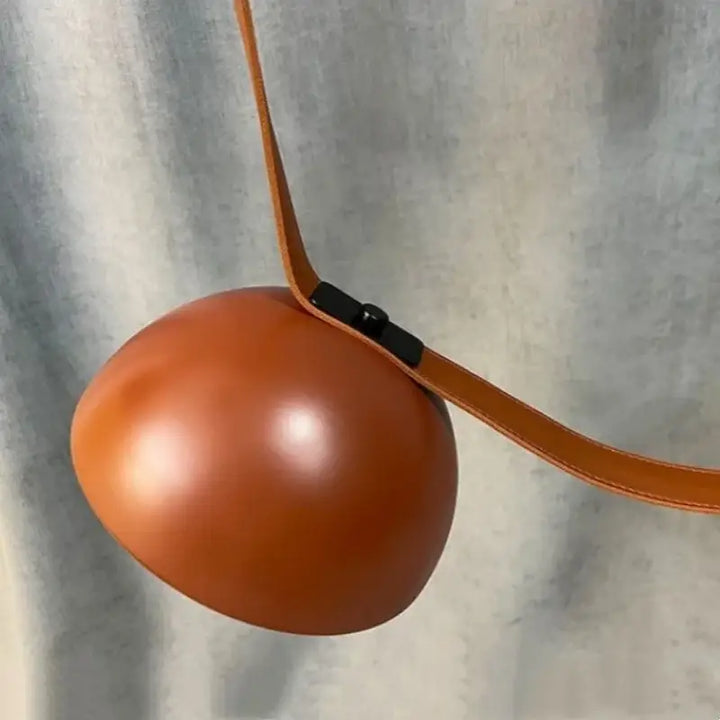 Suspension luminaire à sangles longues au style contemporain chic