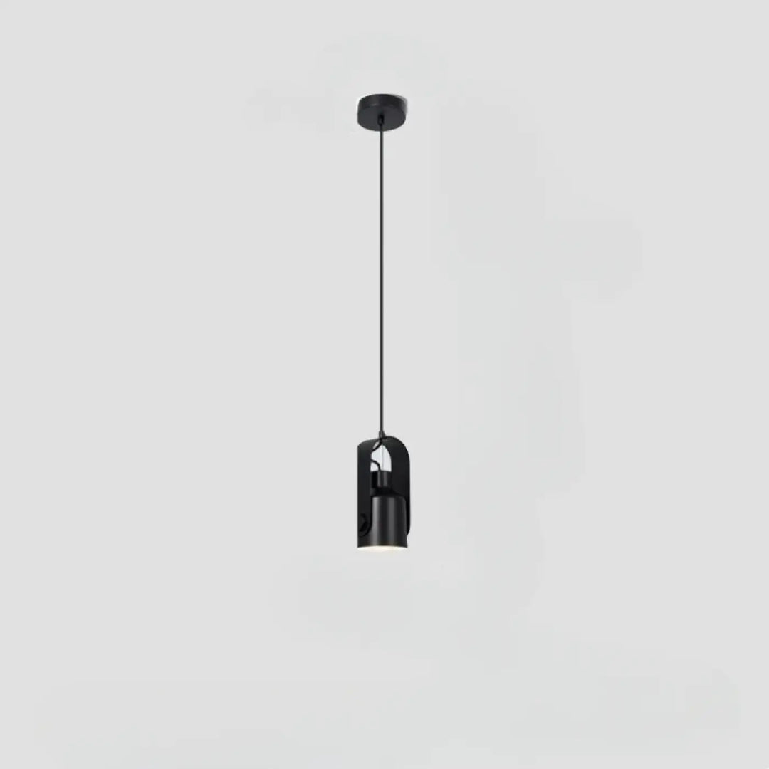 Suspension luminaire talvi noir minimaliste avec design moderne et fini mat en métal élégant
