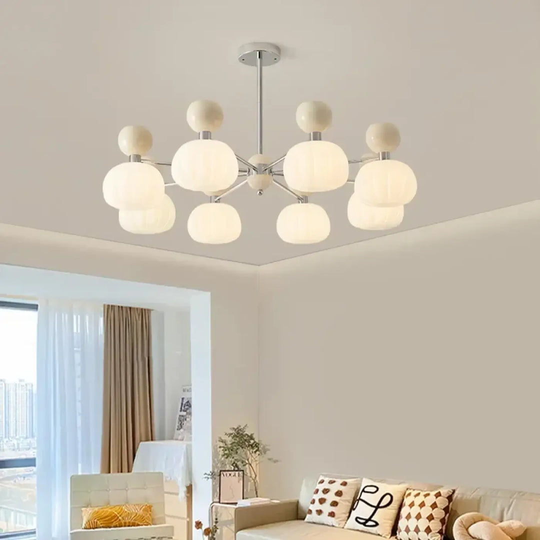 Suspension têtes moderne vert design écologique élan
