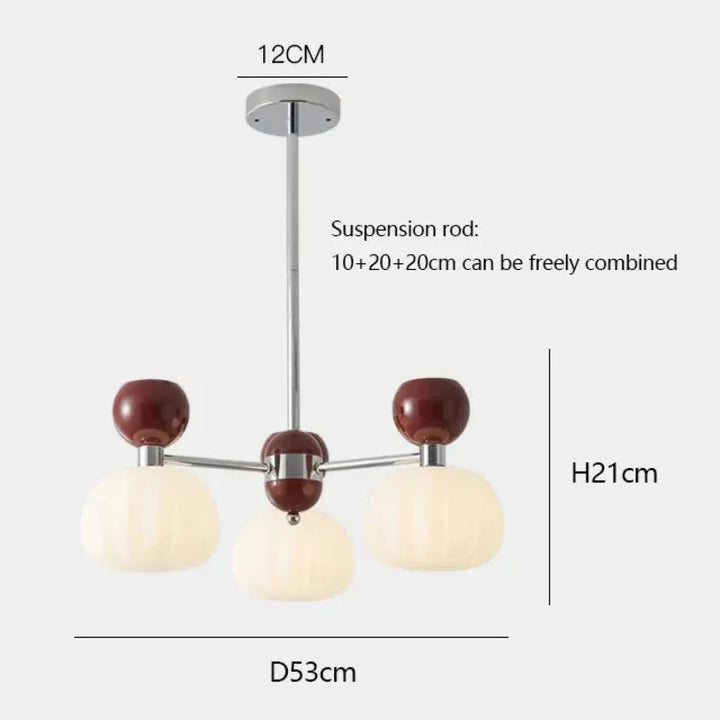 Suspension têtes moderne vert design écologique élan