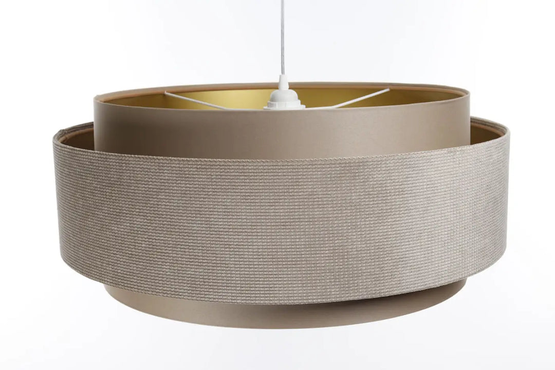 Suspension Luminaire | DOBLO CLASSIC (Beige/Doré)