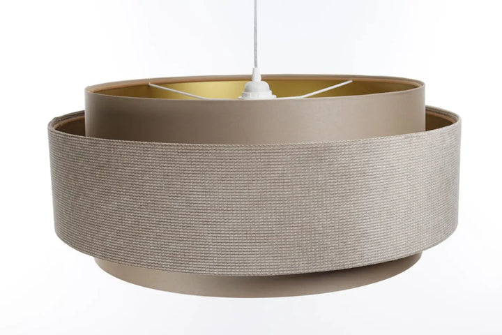 Suspension Luminaire | DOBLO CLASSIC (Beige/Doré)