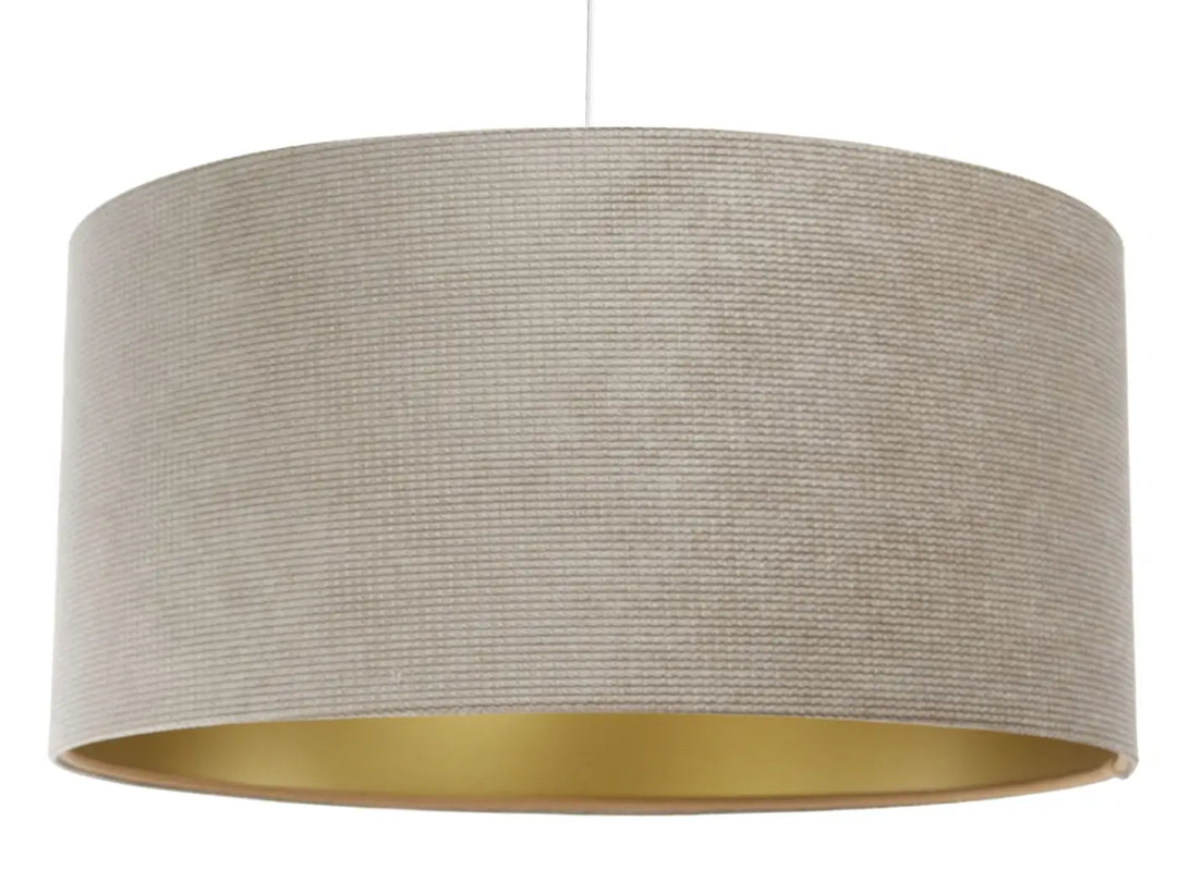 Pendant lamp  Glamour Structural Velour – Beige/Gold