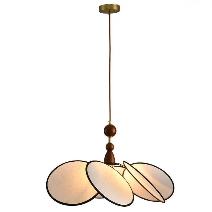 Suspension luminaire en tissu design scandinave au style épuré