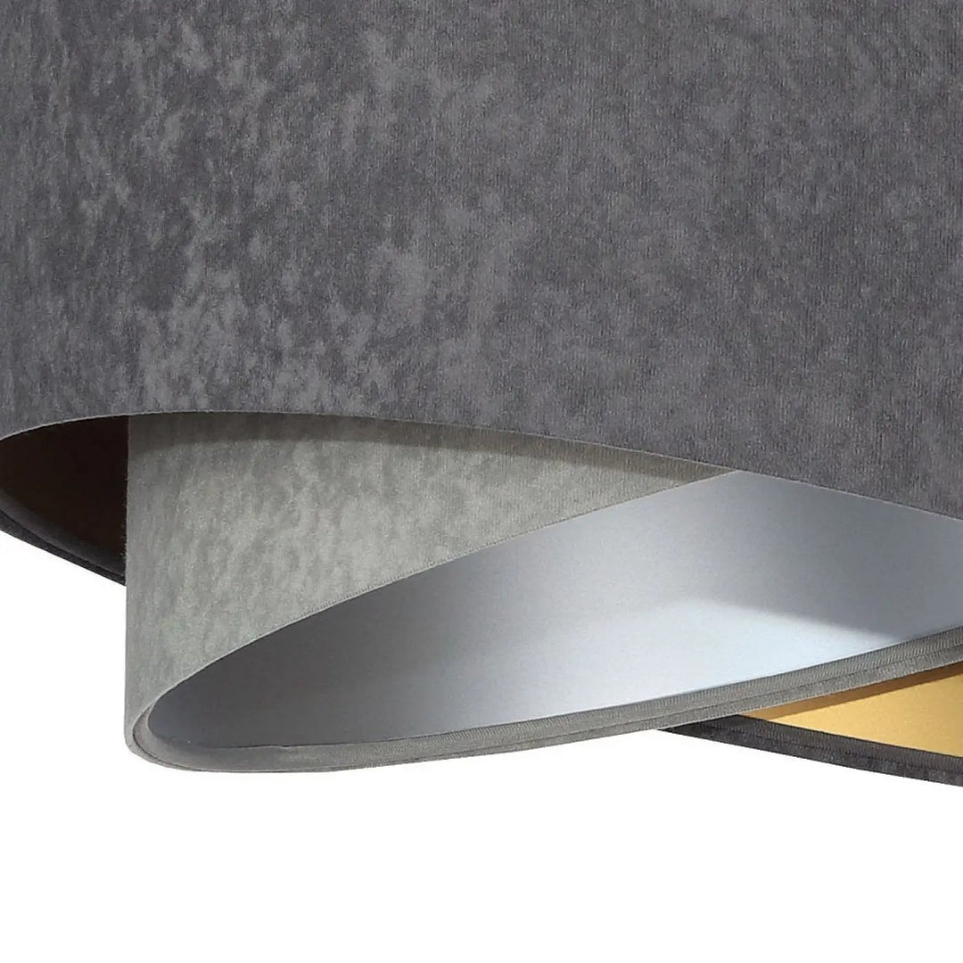 Suspension Luminaire | GALAXY VELOUR 50 cm Gris  (Graphite/Gris/Doré/Argent)