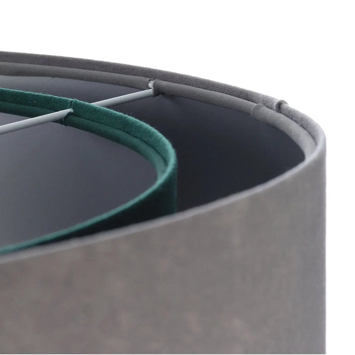 Suspension Luminaire | GALAXY VELOUR 50 cm (Gris/Vert/Argent)