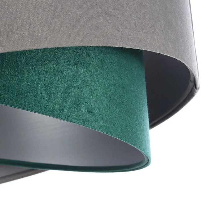 Suspension Luminaire | GALAXY VELOUR 50 cm (Gris/Vert/Argent)