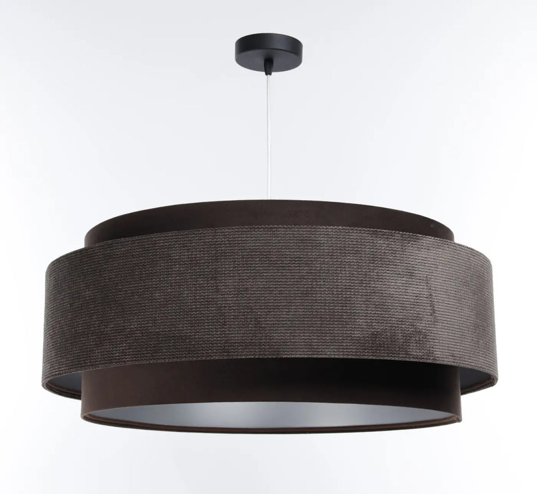 Suspension Luminaire | DOBLO CLASSIC (Marron/Argent)