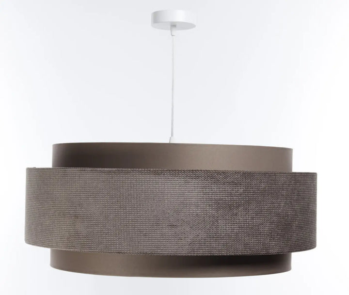 Suspension Luminaire | DOBLO CLASSIC (Marron Café/Argent)