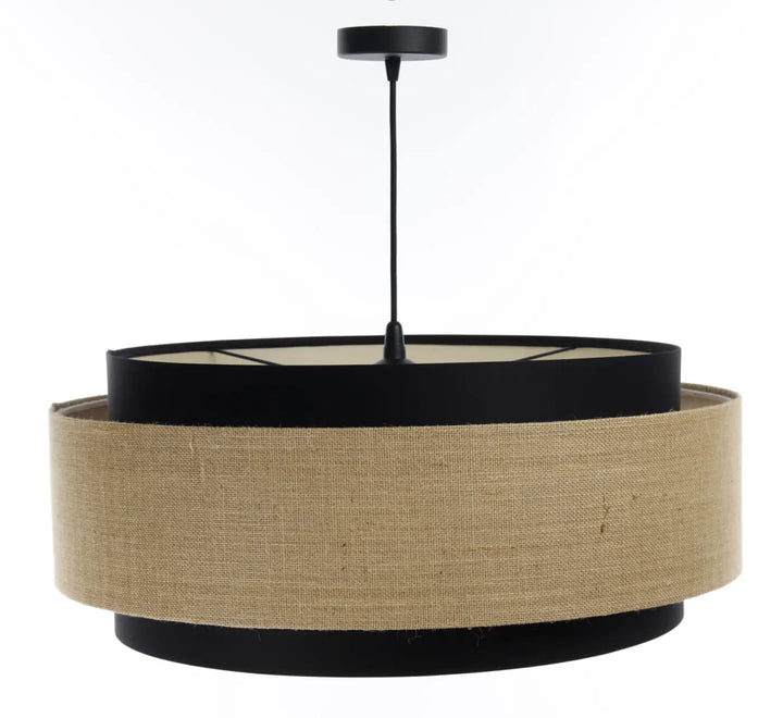 Suspension Luminaire | DOBLO CLASSIC (Noir /Beige/Ecru)