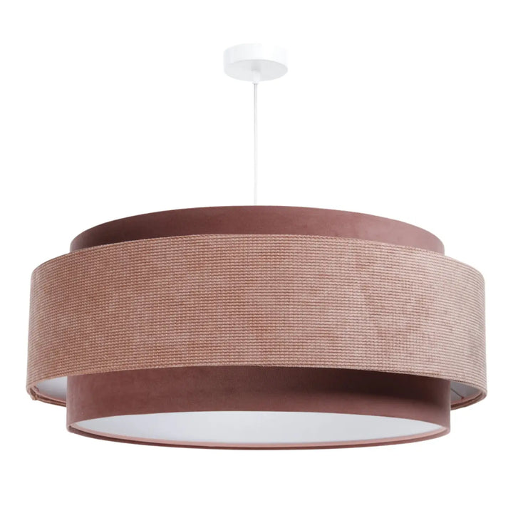 Suspension Luminaire | DOBLO CLASSIC (Rose/Blanc)