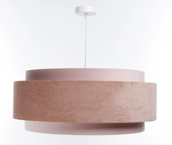 Suspension Luminaire | DOBLO CLASSIC (Rose Pâle/Blanc)