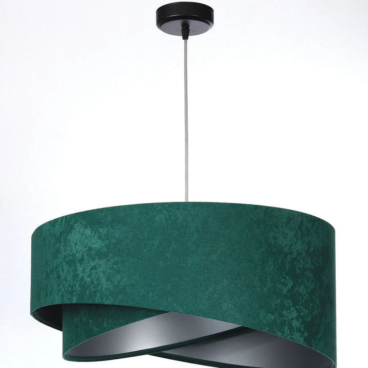 Suspension Luminaire | GALAXY VELOUR 50 cm (Vert/Argent)