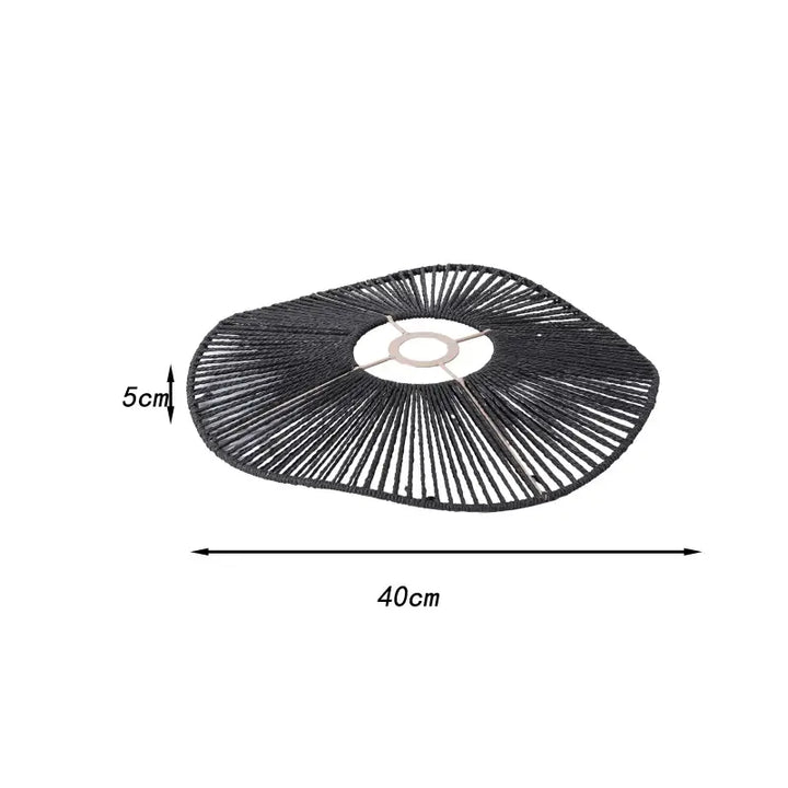 Suspension luminaire tressé naturel design moderne beige