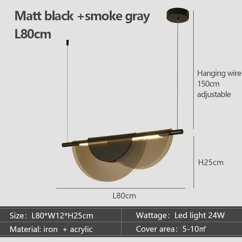 Suspension verre style élégant design chic intérieur