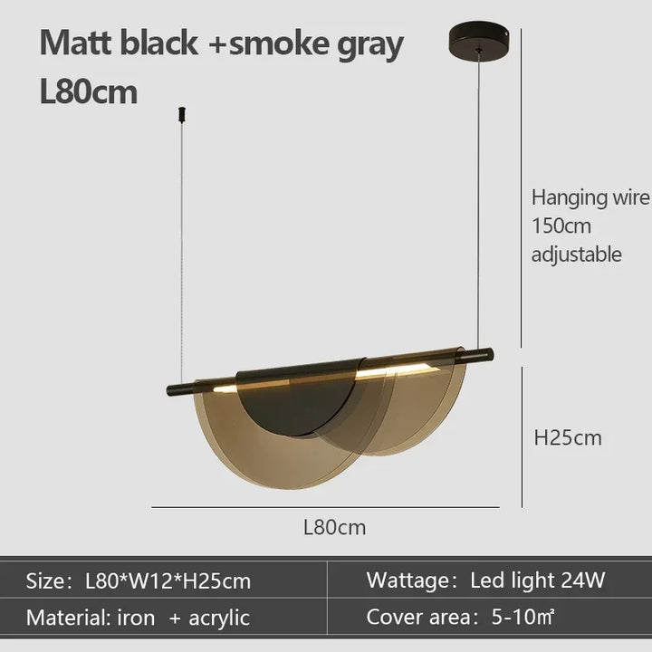 Suspension verre style élégant design chic intérieur