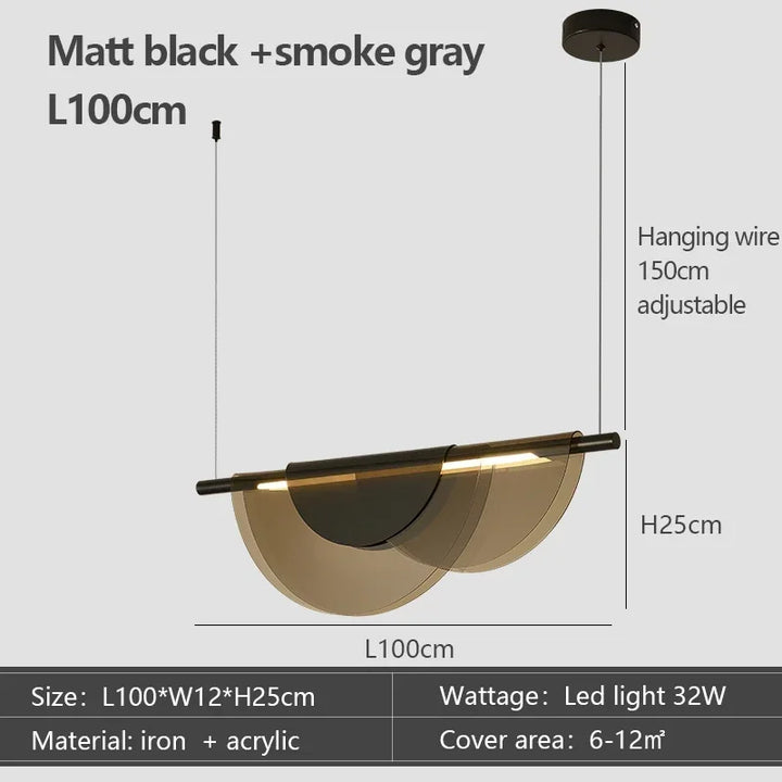 Suspension verre style élégant design chic intérieur