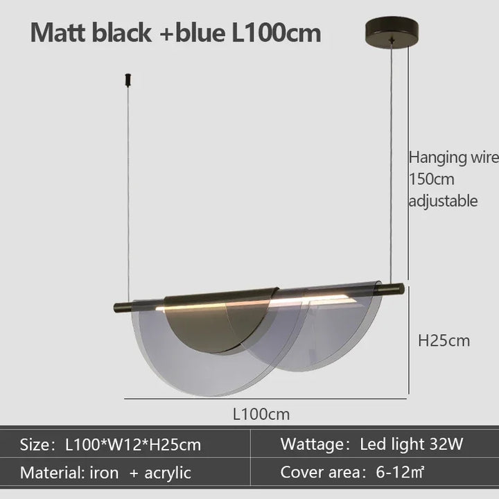 Suspension verre style élégant design chic intérieur