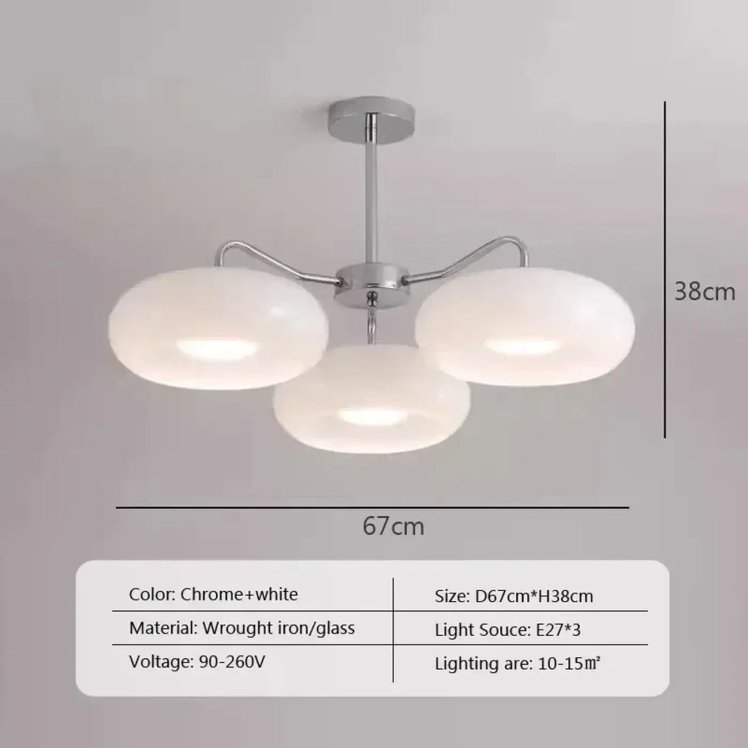 Retro ceiling light Bedroom Dining Room Antique Orange glass light France Style Medieval dining room Bauhaus yellow