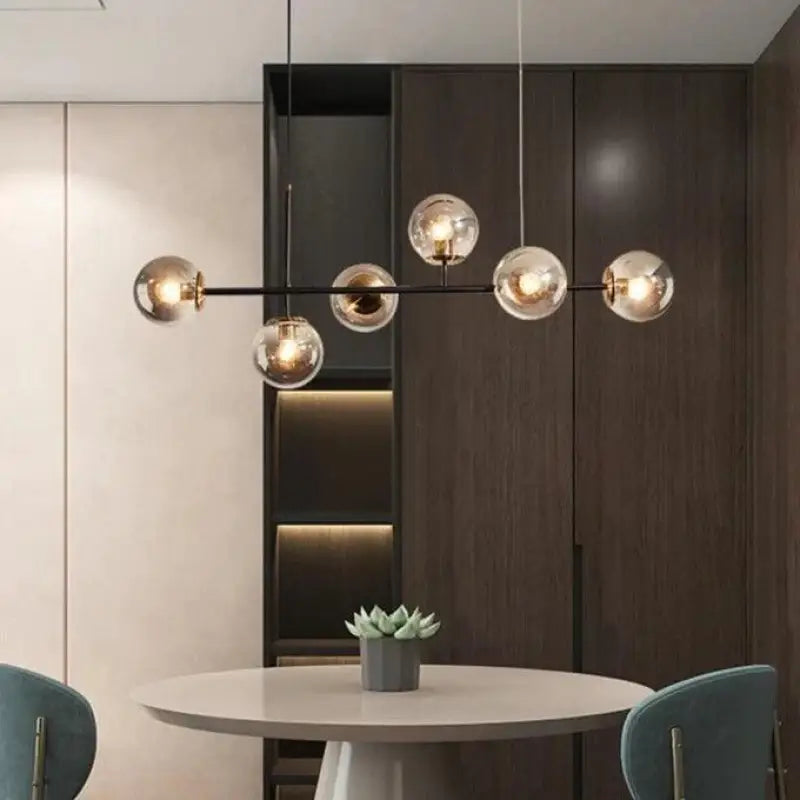 Suspension Luminaire Verre Ampoules Élégantes