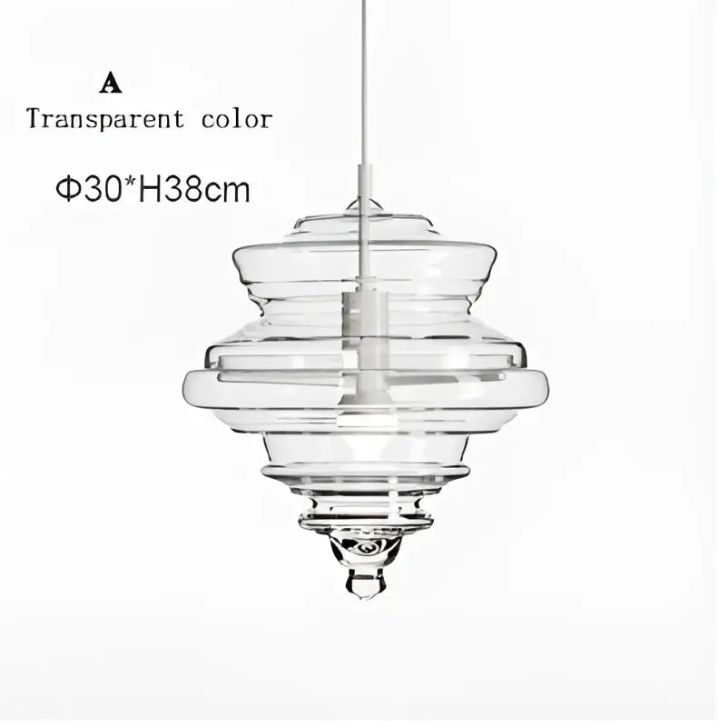 Suspension luminaire en verre style art déco élégant