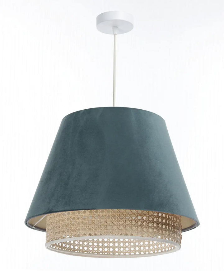 Suspension Luminaire | SENSEI RATTAN (VERT)