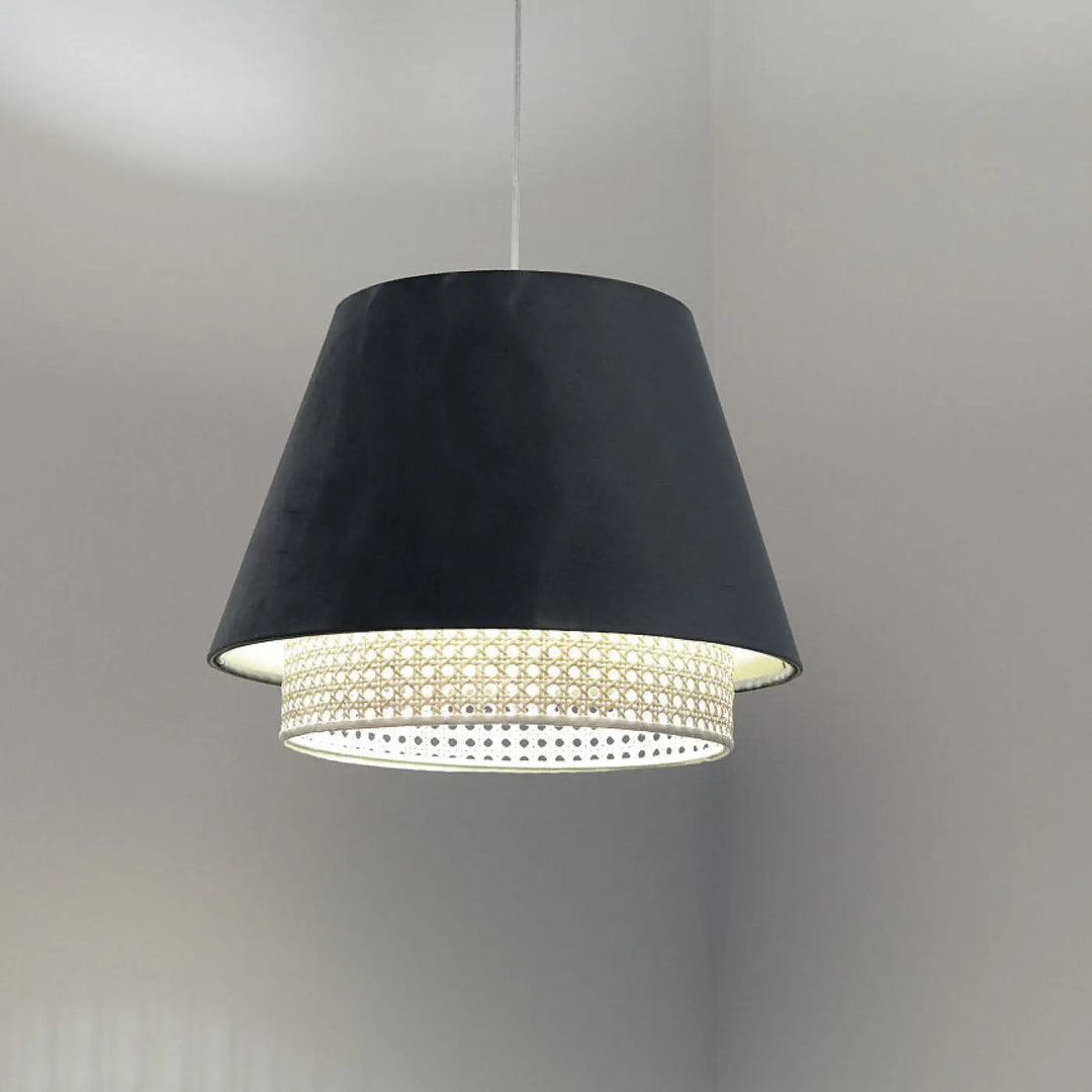 Suspension Luminaire | SENSEI RATTAN (VERT)